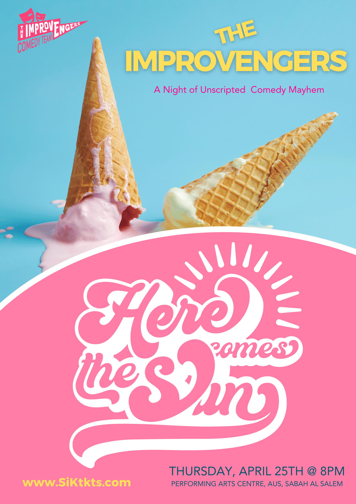 Book Now for The Improvengers "Here Comes The Sun!"