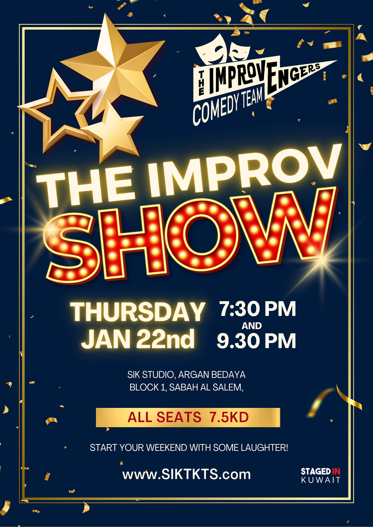 Book Now For The Improv Show